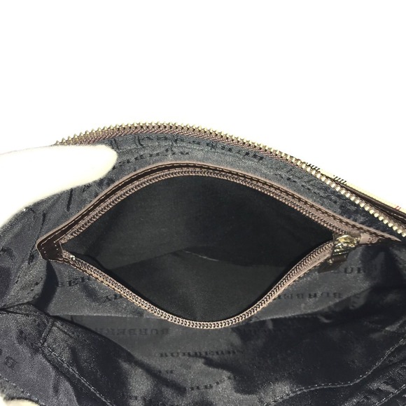 Burberry Nova Check Crossbody Shoulder Bag Canvas Beige Brown - Picture 16 of 16